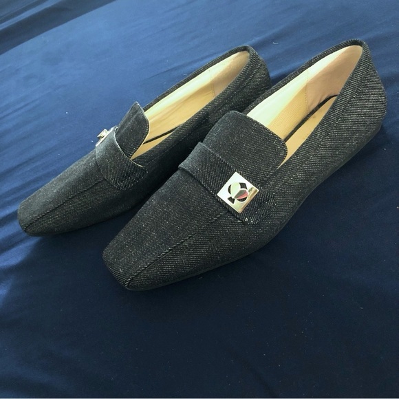 Kate Spade New York Darien Denim Loafer Blue Size 6 - Picture 1 of 9